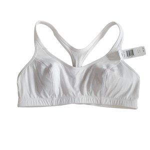 NWT Hanes White Sports Bra 38B G377